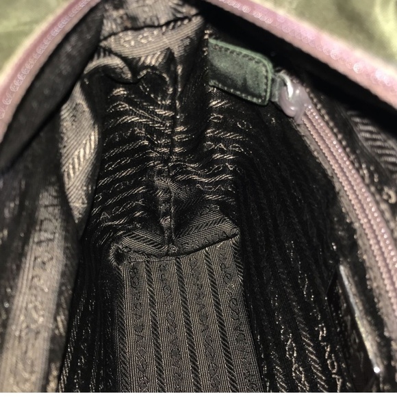Authentic Prada Green Nylon satchel - small - Picture 8 of 12